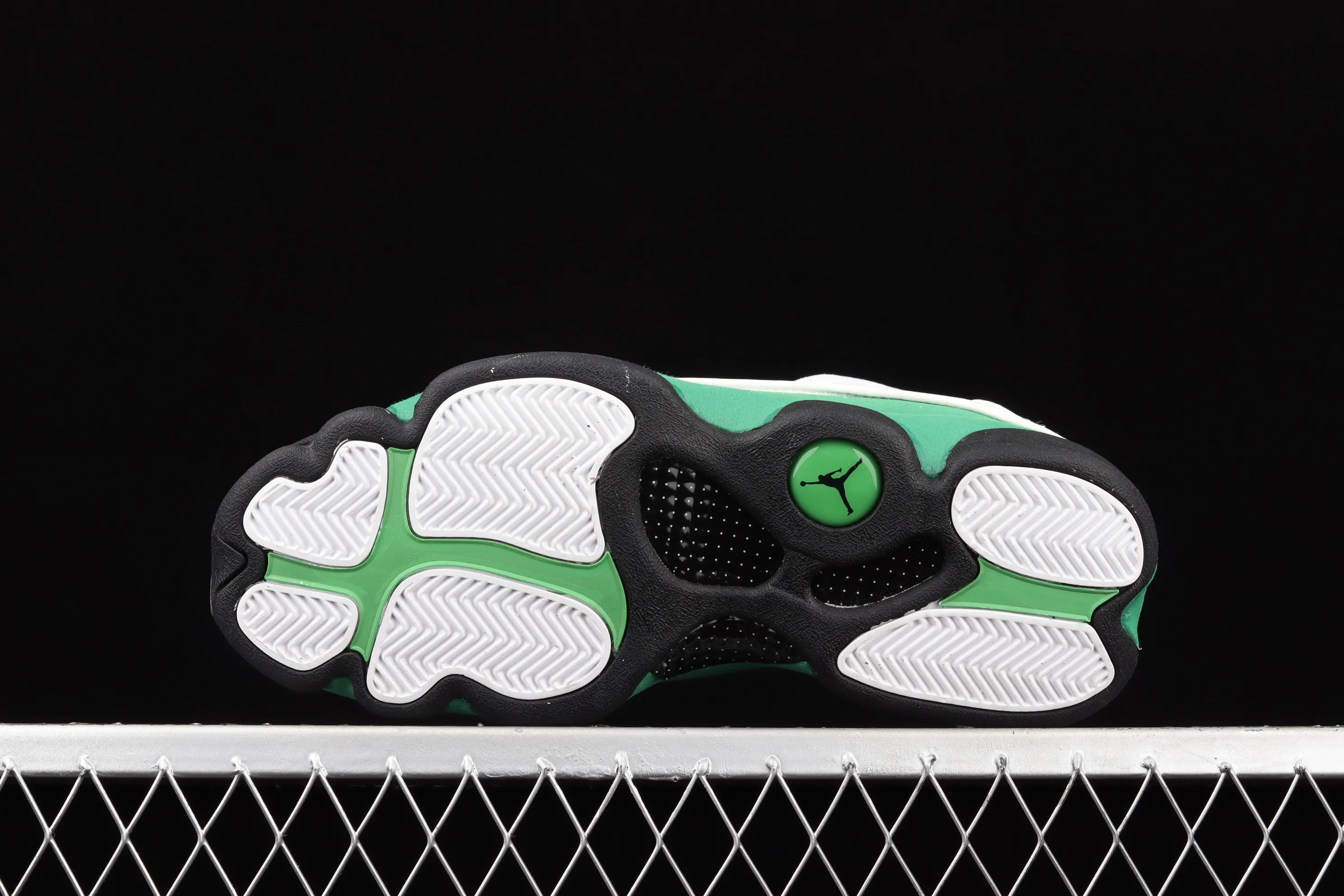 All categories Air Jordan Jordan series basketball shoes Air Jordan 13 G version Air Jordan 13 Retro AJ13 white and green 414571-113
